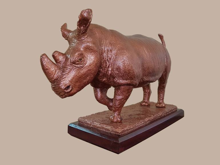 Original Art Deco Animal Sculpture by Asif Javed