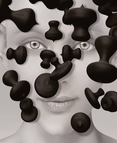Original Abstract Expressionism Women Printmaking by Igor Morski