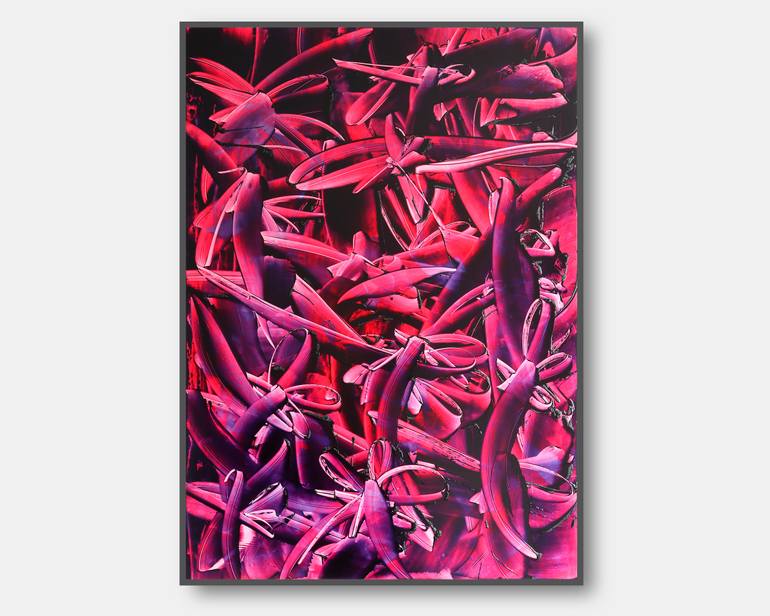 Original Abstract Expressionism Abstract Painting by Vadym Vasylenko