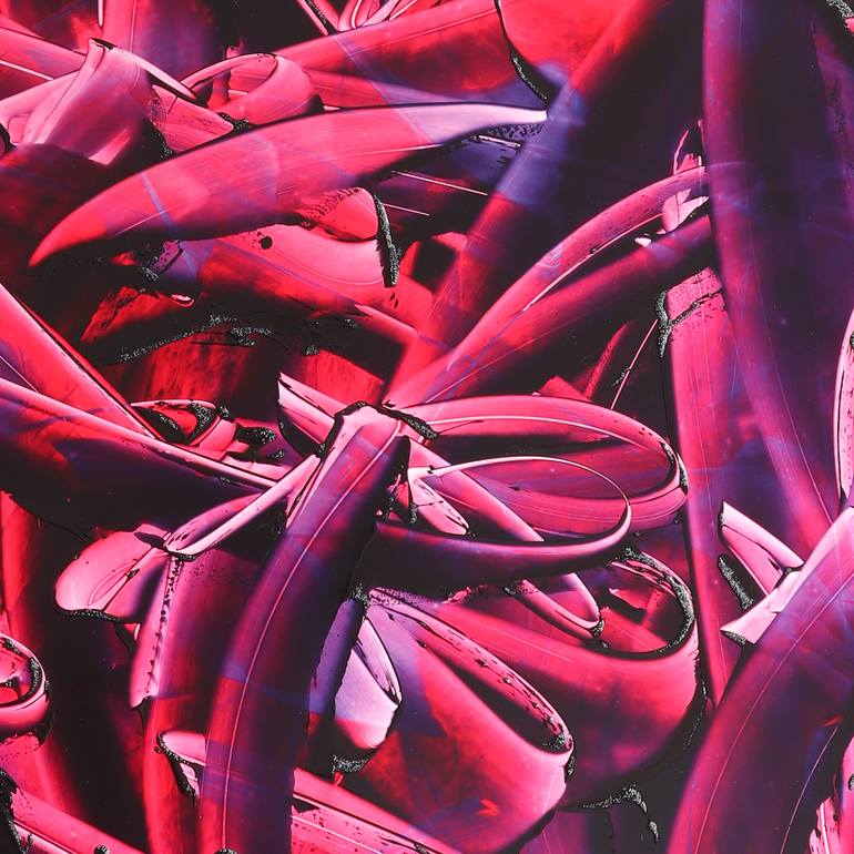 Original Abstract Expressionism Abstract Painting by Vadym Vasylenko