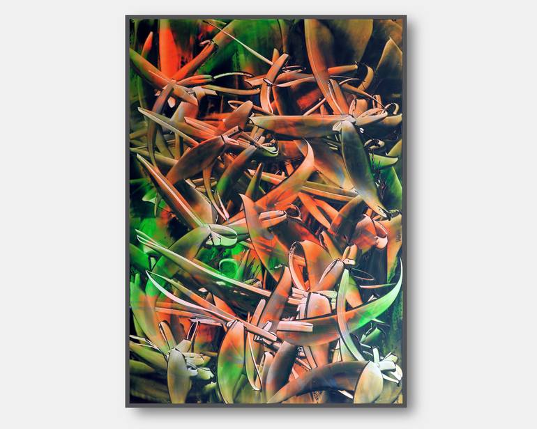 Original Abstract Expressionism Abstract Painting by Vadym Vasylenko