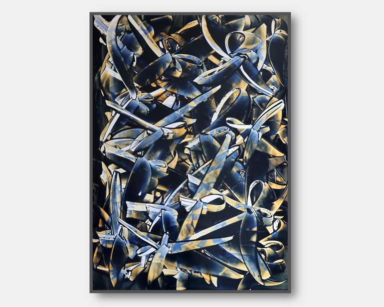 Original Abstract Expressionism Abstract Painting by Vadym Vasylenko