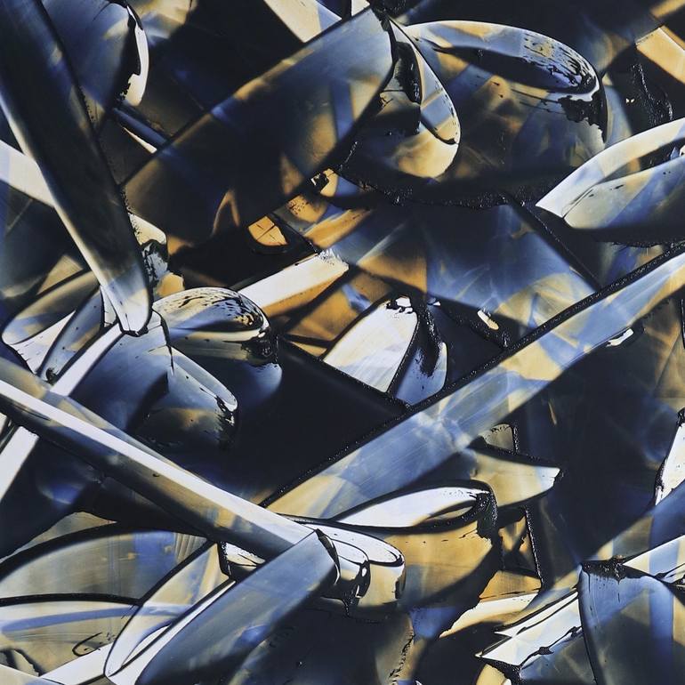 Original Abstract Expressionism Abstract Painting by Vadym Vasylenko