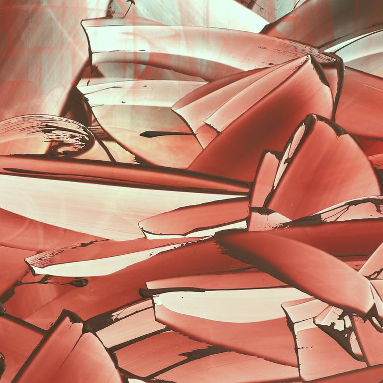 Original Abstract Expressionism Abstract Painting by Vadym Vasylenko