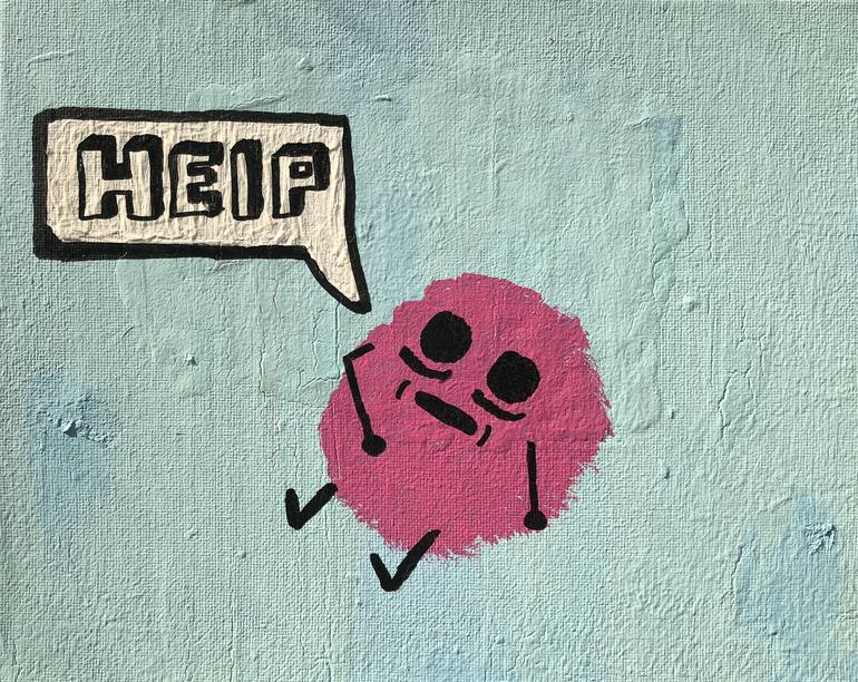 Ploof in Need Painting by Eric Phillips Saatchi Art