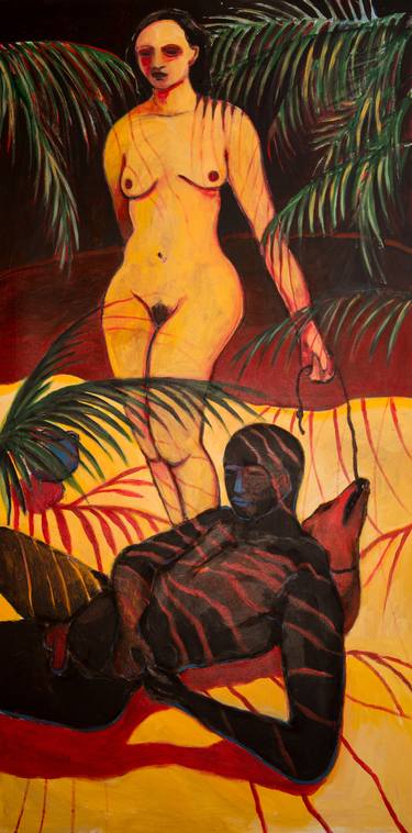 Original Figurative Erotic Paintings by Gabriel Buttigieg
