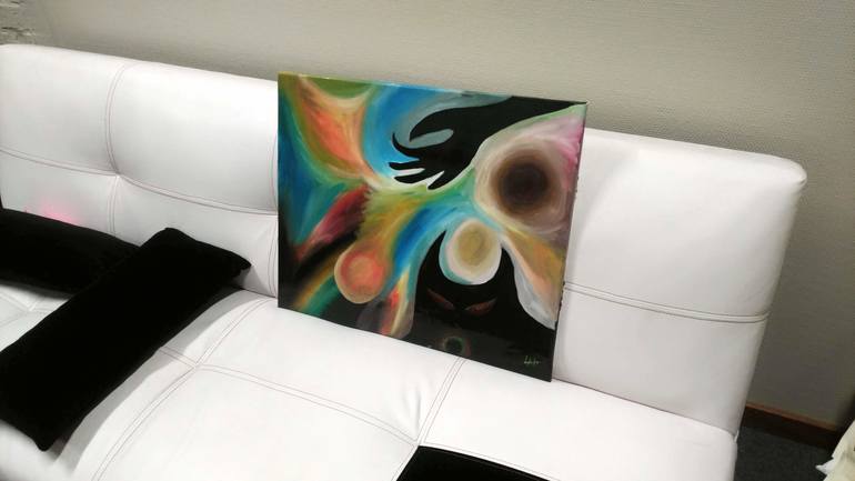 Original Abstract Painting by Philippe Lawahn Zanotti