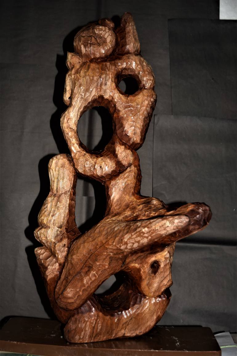 Original Abstract Animal Sculpture by Palas Razu