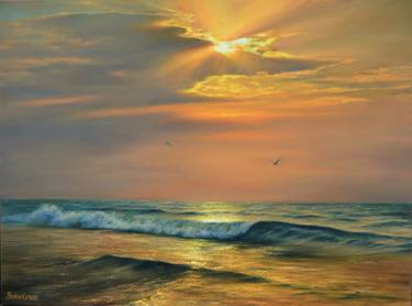 Original Seascape Paintings by Iryna Buivolova