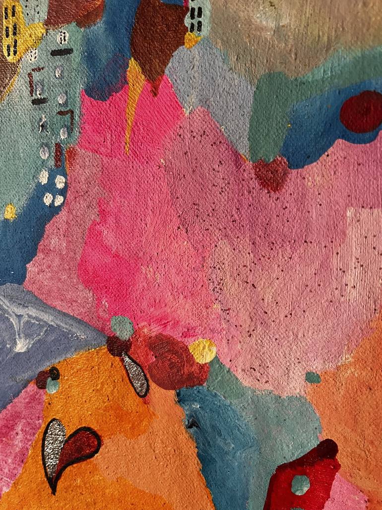 Original Abstract Expressionism Abstract Painting by Neyla Nachi Bouattour