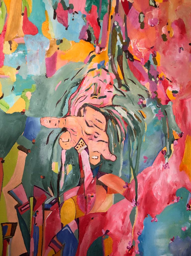 Original Figurative Abstract Painting by Neyla Nachi Bouattour
