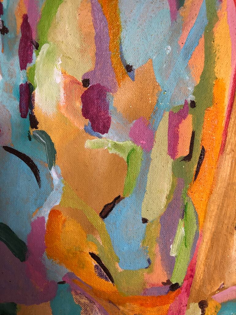 Original Figurative Abstract Painting by Neyla Nachi Bouattour