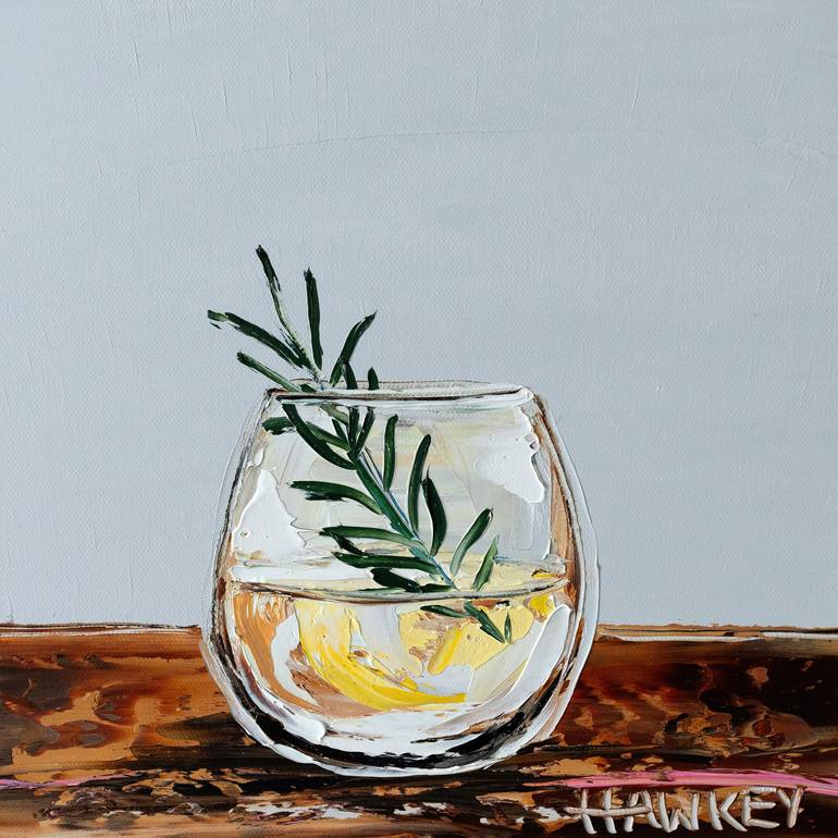 Gin And Tonic 14 Painting by Angela Hawkey Saatchi Art