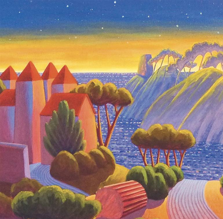 Original Figurative Landscape Painting by Luca Dall'Olio