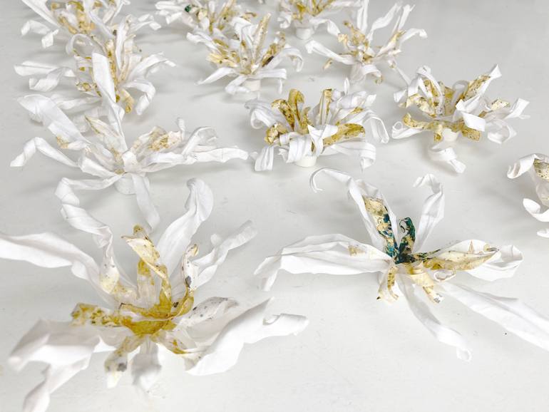 Original Conceptual Floral Sculpture by Imre Van Buuren