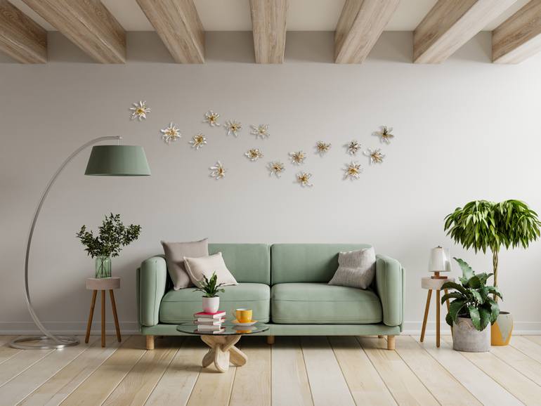 Original Conceptual Floral Sculpture by Imre Van Buuren