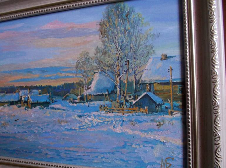 Original Fine Art Landscape Painting by Maksim Bulaev