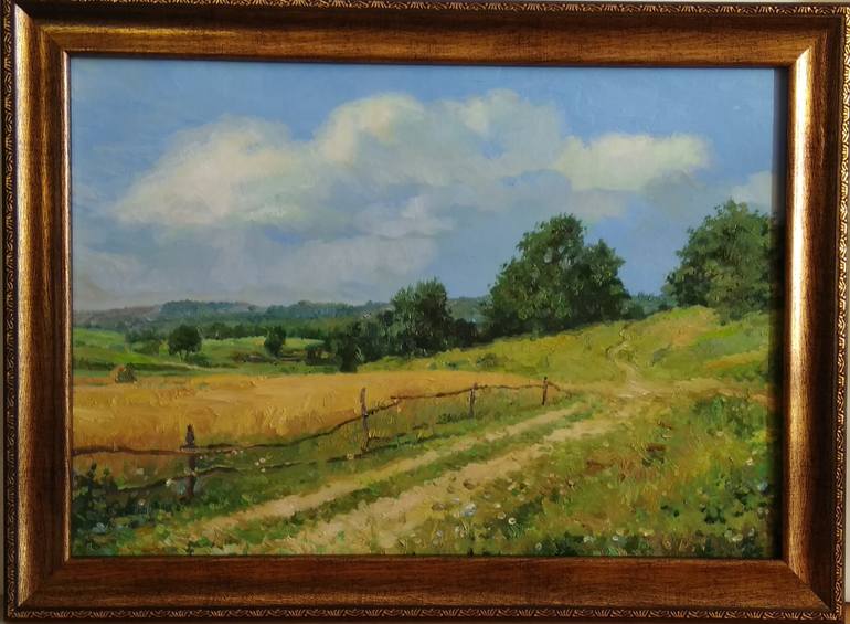 Original Fine Art Landscape Painting by Maksim Bulaev