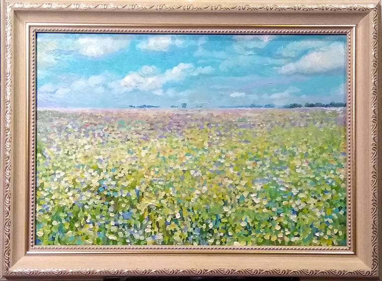 Original Fine Art Landscape Painting by Maksim Bulaev