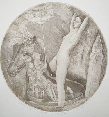 Print of Erotic Printmaking by vjaceslav iljasenko