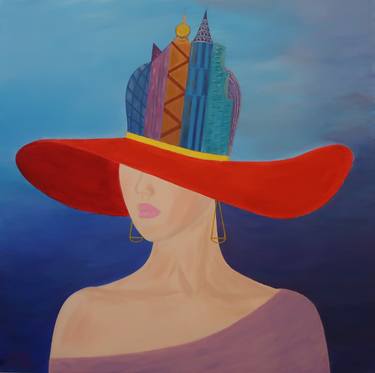 Saatchi Art Artist Natalia Maslova; Paintings, “The Queen of the City” #art