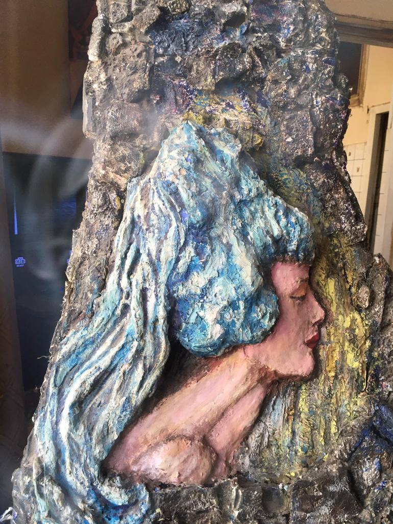 Original Abstract Expressionism Women Sculpture by Maia Karseladze