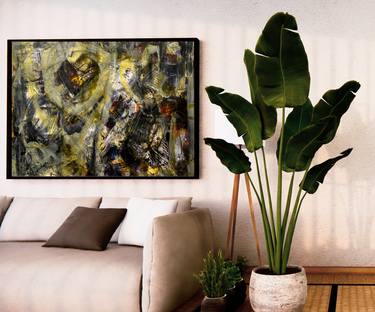 Original Abstract Expressionism Abstract Paintings by Margarida Mendes