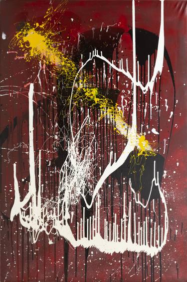 Original Abstract Love Paintings by Paolo Belardinelli
