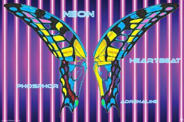 Pop Neon Butterfly Limited Edition 1 of 10 thumb