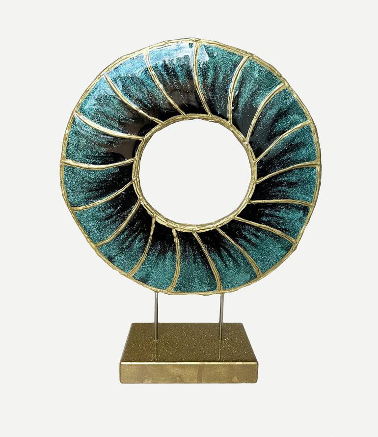 Turquoise Eye.Good Eye. Contemporary decor - Print