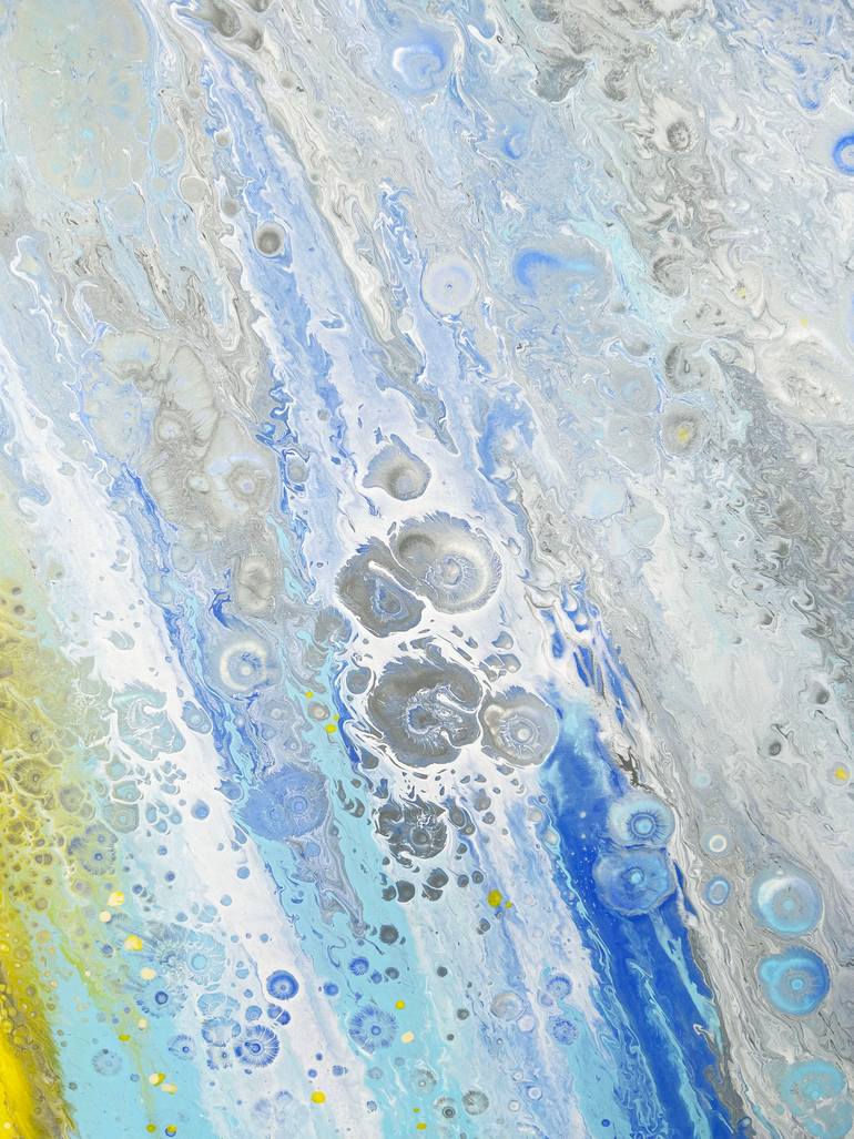 Original Abstract Expressionism Abstract Painting by Alexandra Dobreikin