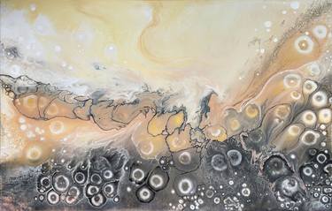150x100cm. "Vanilla Sky" Abstract Painting 2304 XXXL art thumb