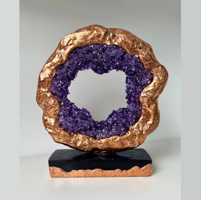 Original Art Deco Nature Sculpture by Alexandra Dobreikin