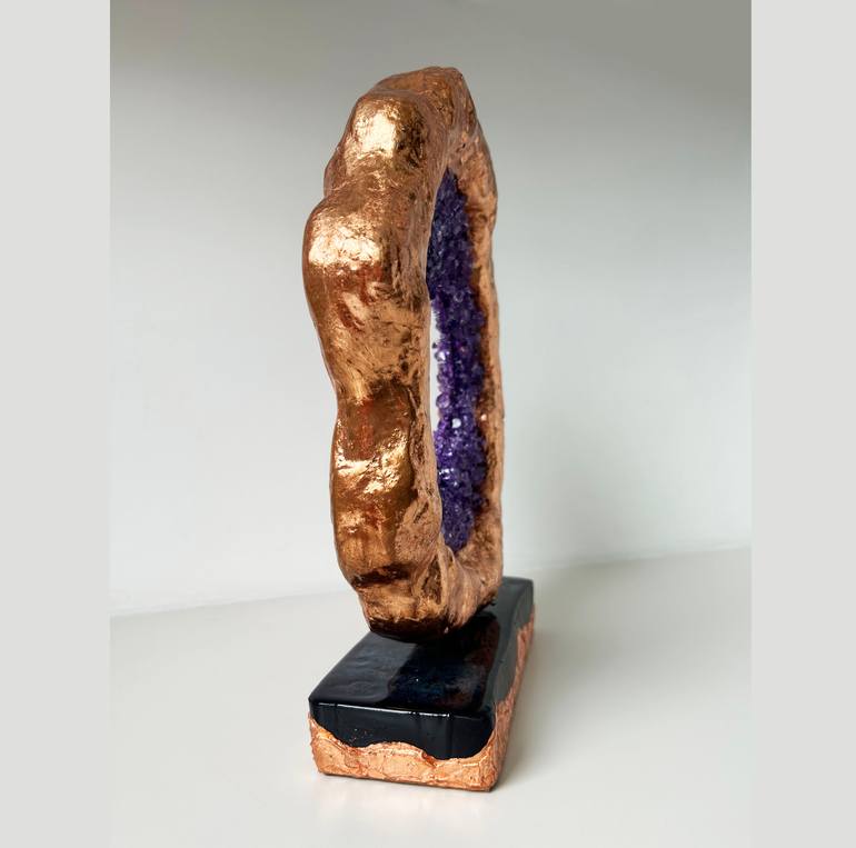 Original Art Deco Nature Sculpture by Alexandra Dobreikin