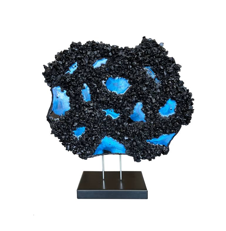 Original Abstract Expressionism Abstract Sculpture by Alexandra Dobreikin