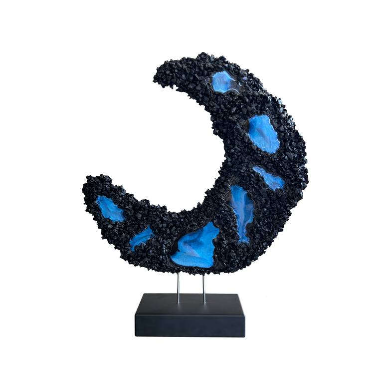 Original Abstract Expressionism Abstract Sculpture by Alexandra Dobreikin