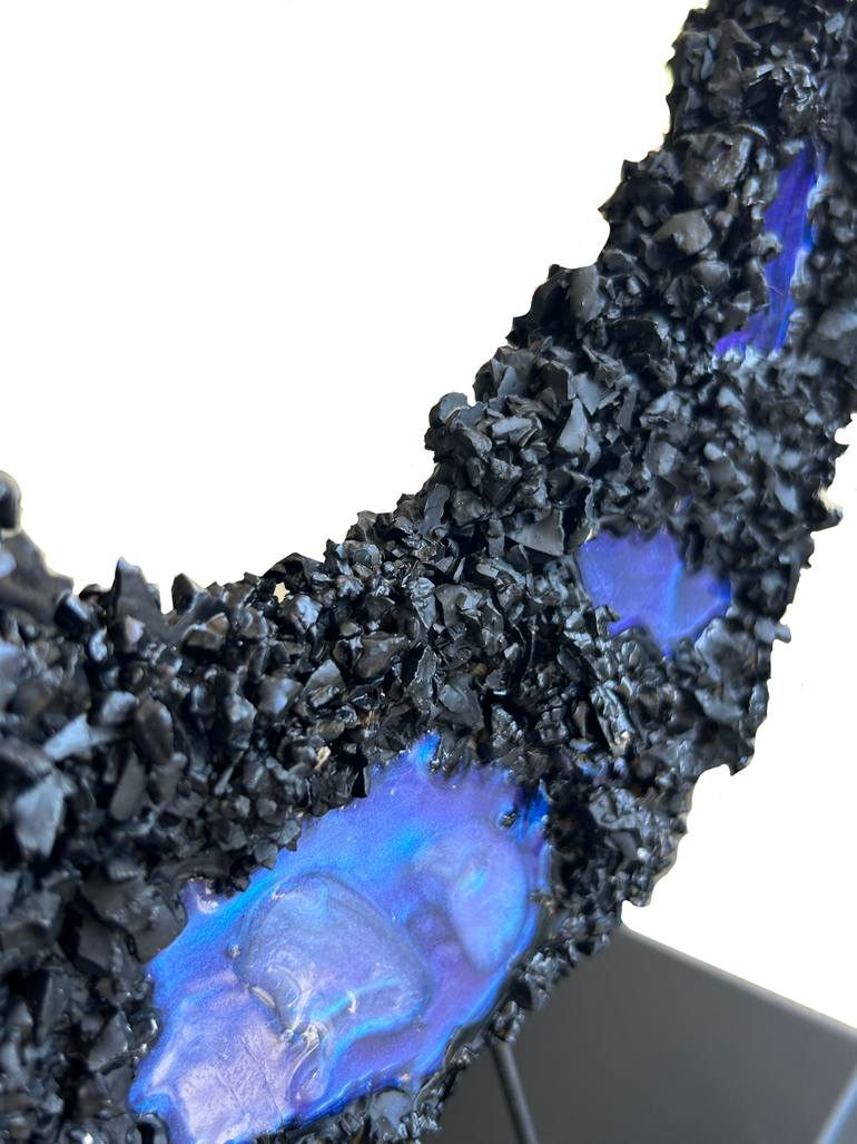 Original Abstract Expressionism Abstract Sculpture by Alexandra Dobreikin