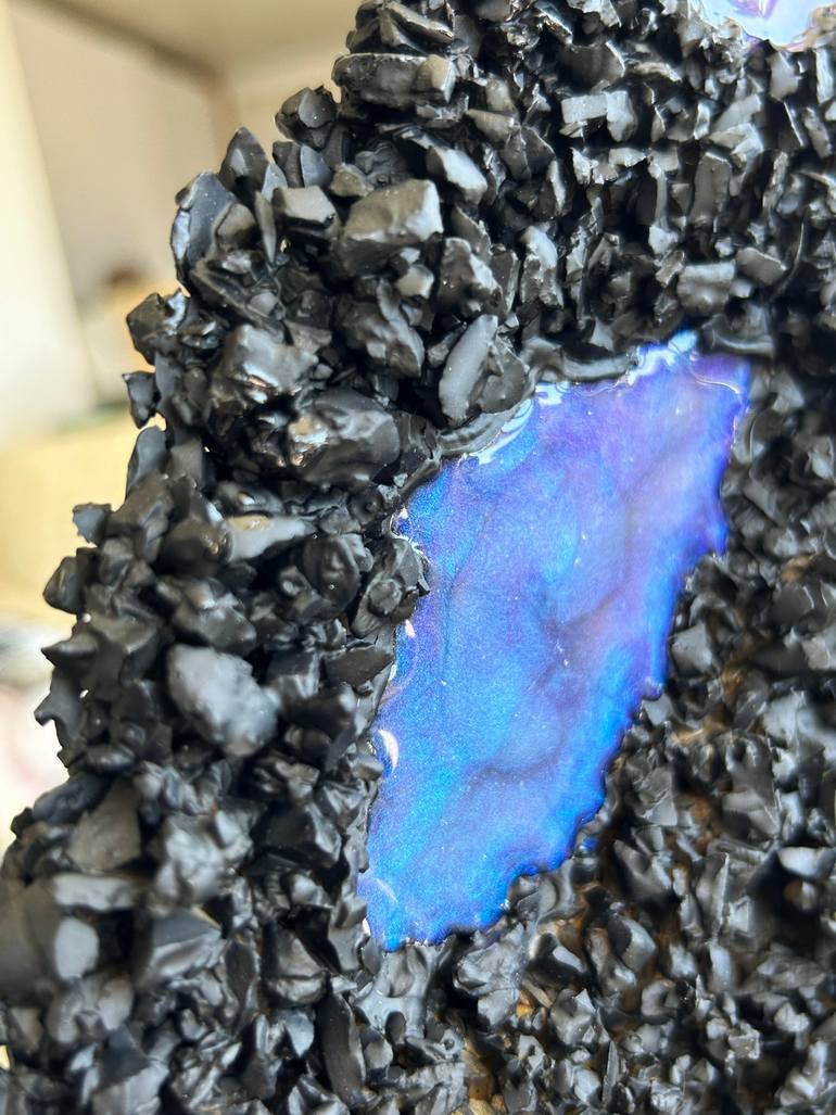 Original Abstract Expressionism Abstract Sculpture by Alexandra Dobreikin