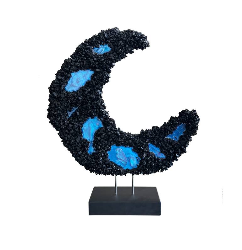 Original Abstract Expressionism Abstract Sculpture by Alexandra Dobreikin