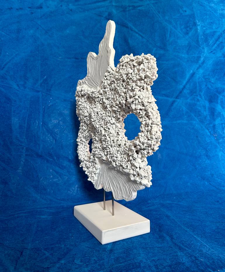 Original Abstract Expressionism Abstract Sculpture by Alexandra Dobreikin