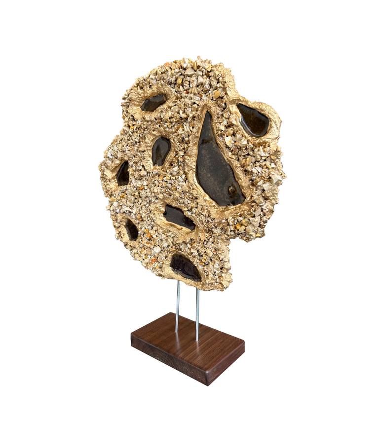Original Abstract Expressionism Abstract Sculpture by Alexandra Dobreikin