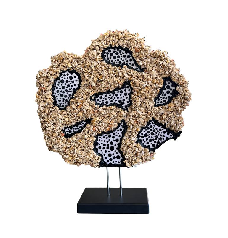 Original Abstract Expressionism Abstract Sculpture by Alexandra Dobreikin