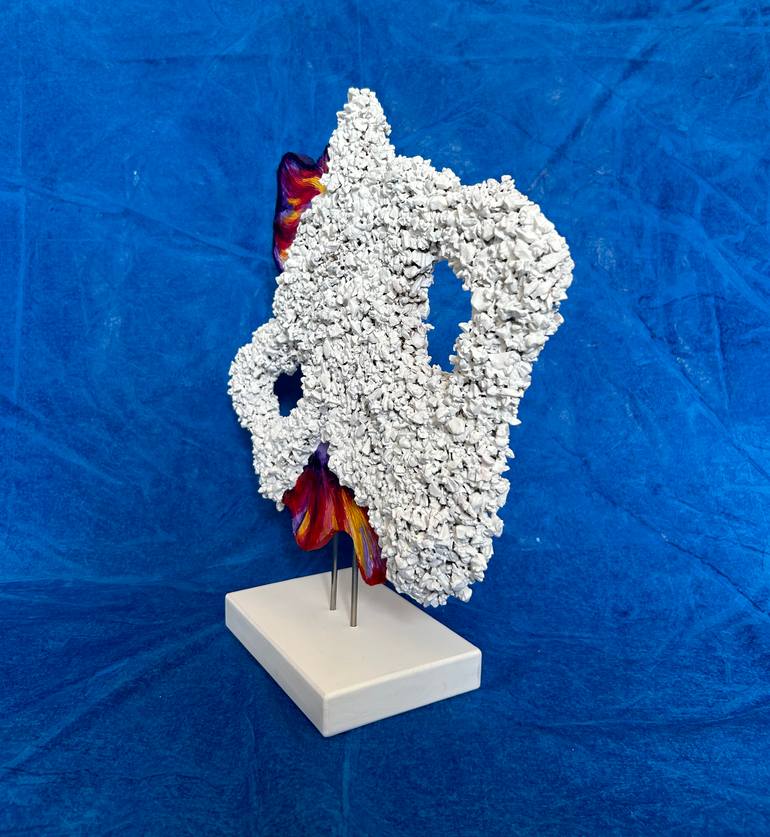 Original Abstract Expressionism Abstract Sculpture by Alexandra Dobreikin