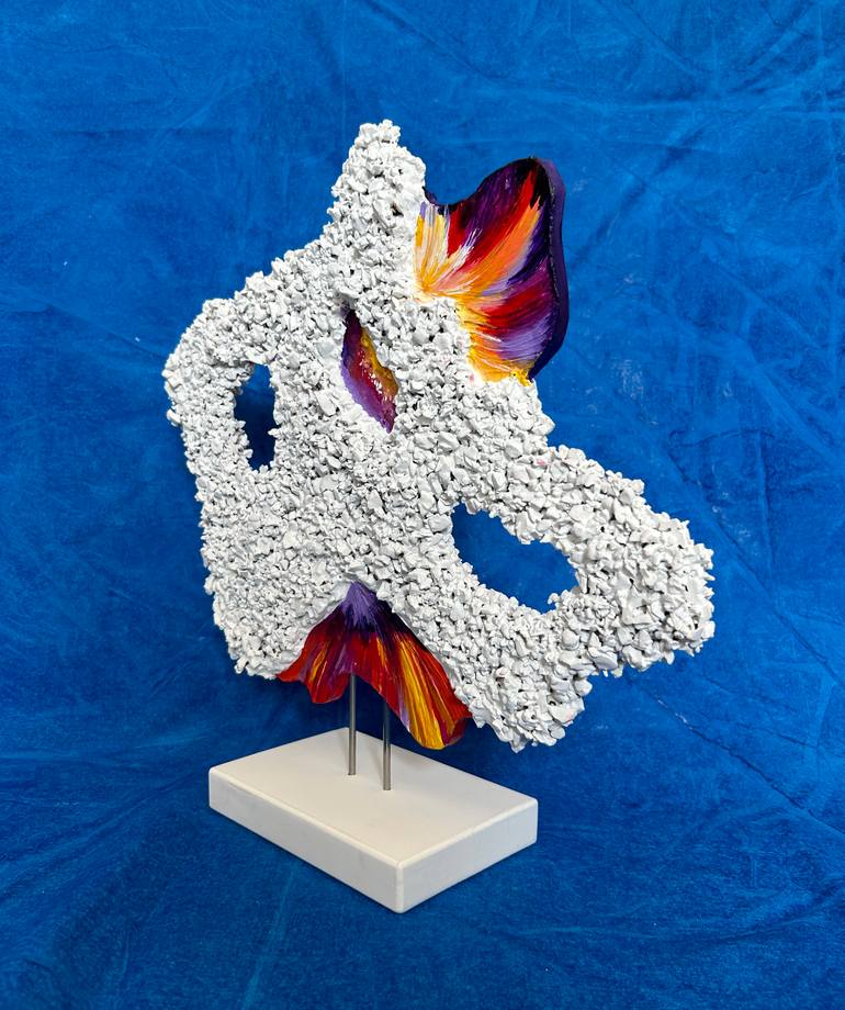 Original Abstract Expressionism Abstract Sculpture by Alexandra Dobreikin
