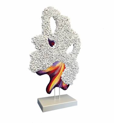 Original Abstract Expressionism Abstract Sculpture by Alexandra Dobreikin