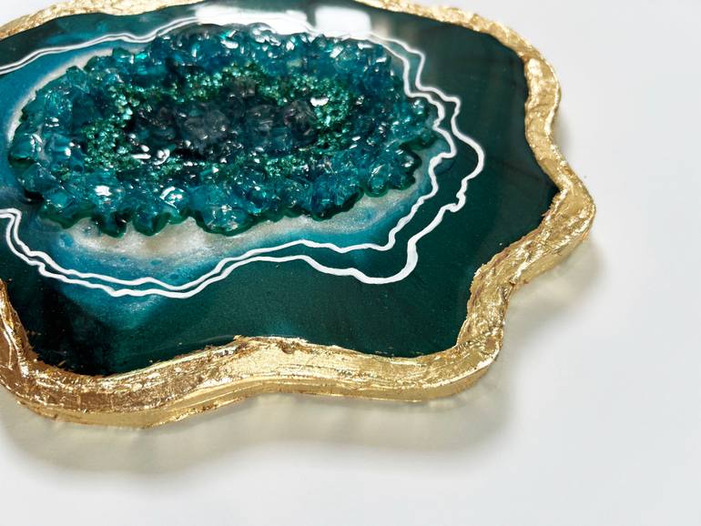 Original Art Deco Nature Mixed Media by Alexandra Dobreikin