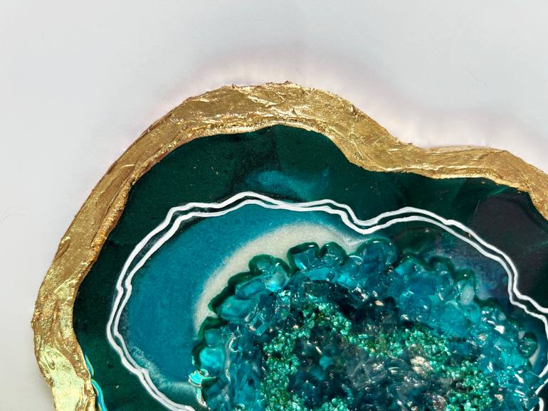 Original Art Deco Nature Mixed Media by Alexandra Dobreikin