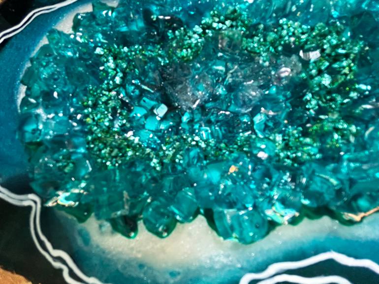 Original Art Deco Nature Mixed Media by Alexandra Dobreikin