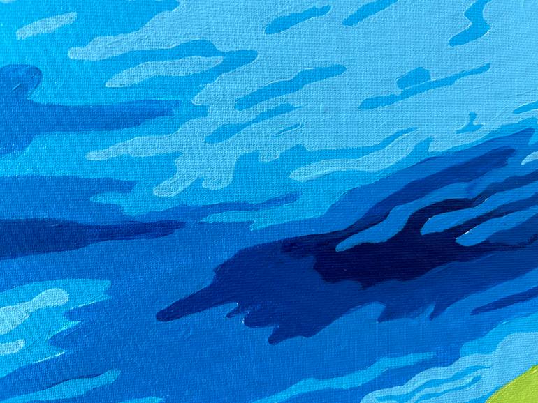 Original Abstract Expressionism Landscape Painting by Alexandra Dobreikin