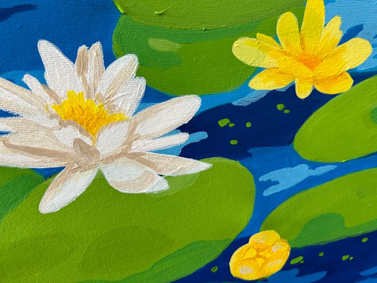 Original Abstract Expressionism Landscape Painting by Alexandra Dobreikin